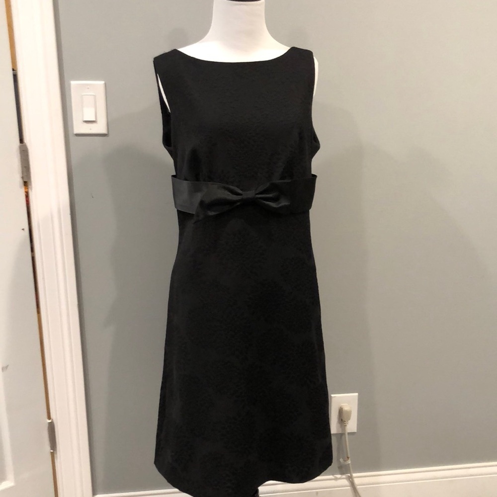 Lined black party dress